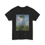 Heavy Cotton Tee | Woman With a Parasol - Monet