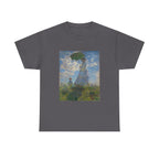 Heavy Cotton Tee | Woman With a Parasol - Monet