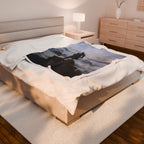 Plush Blanket | Wanderer above the Sea of Fog - Caspar David Friedrich
