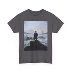 Unisex Cotton Tee | Wanderer above the Sea of Fog - Caspar David Friedrich