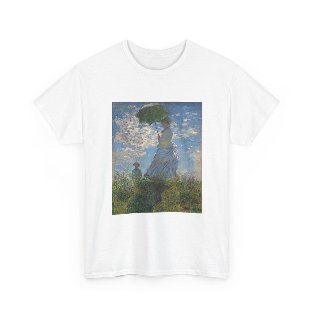 Heavy Cotton Tee | Woman With a Parasol - Monet